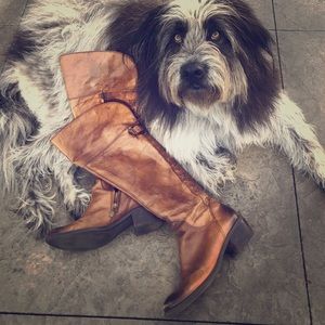 Vince Camuto Studded Bollo Knee High Riding Boots